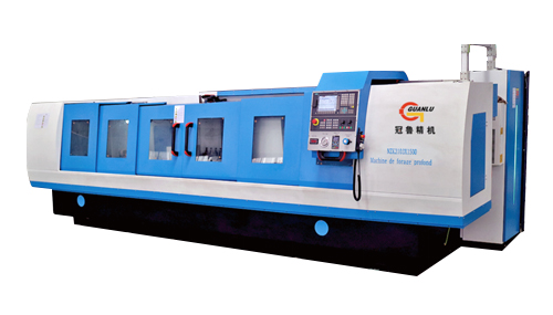 Single spindle CNC gun drilling machine