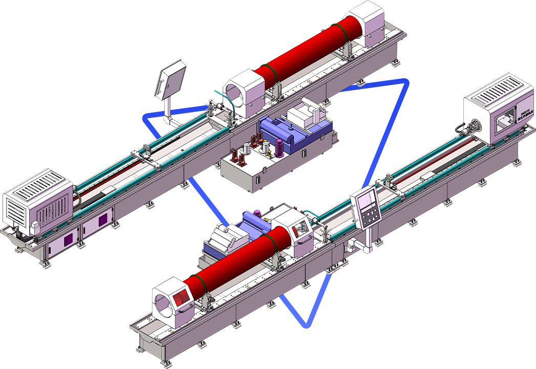 Deep hole honing machine