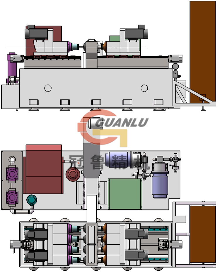 Micro hole gun drilling machine