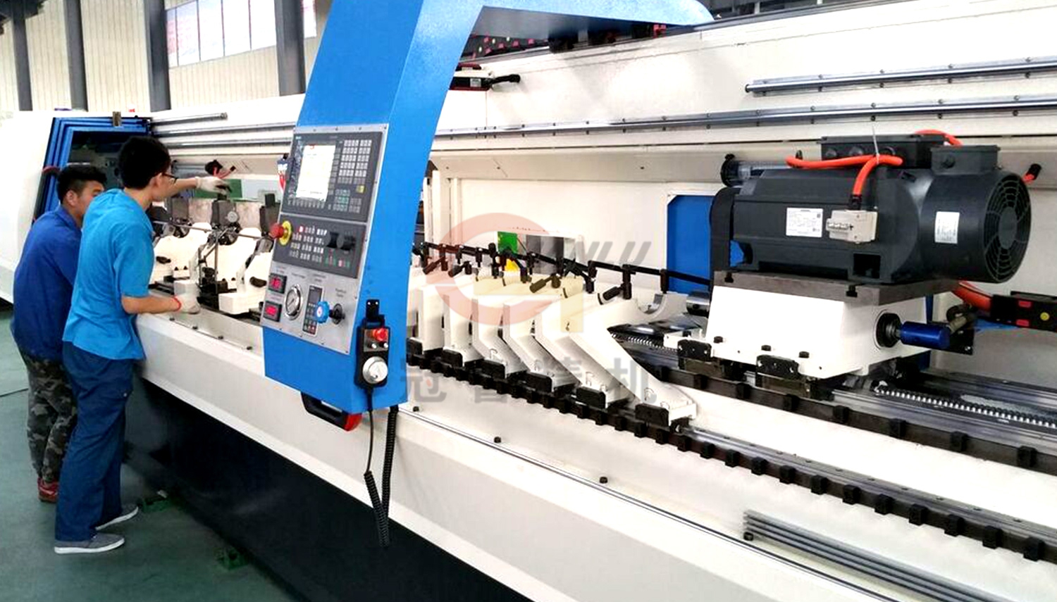 Single spindle CNC gun drilling machine