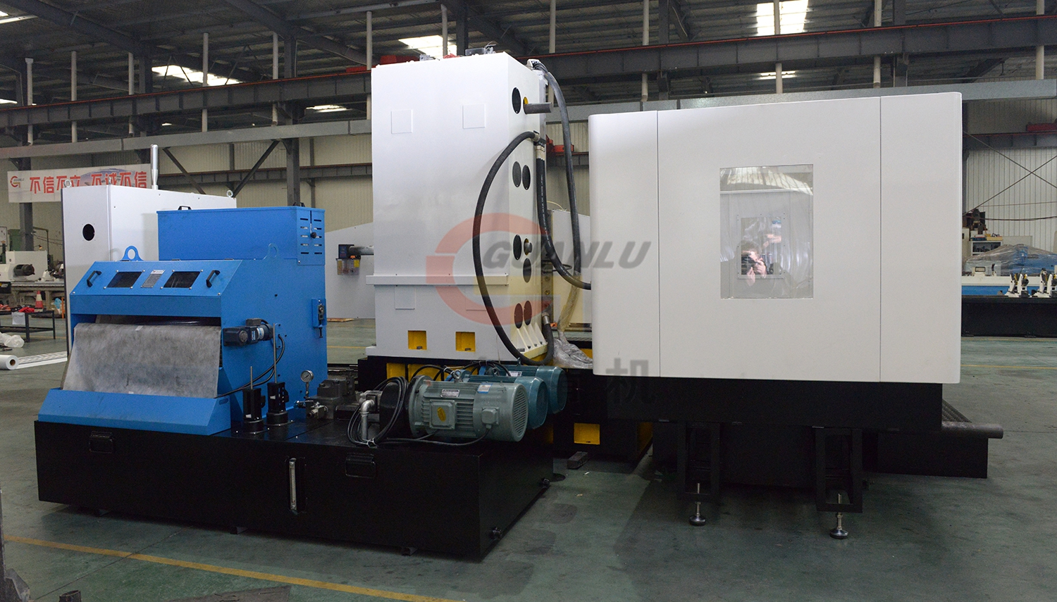 Combined gundrilling &BTA drilling machine