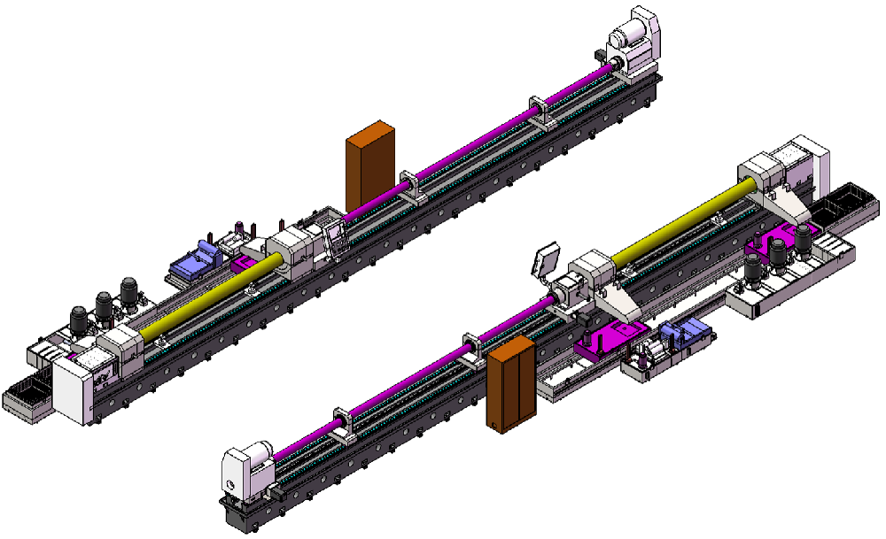 Deep hole boring honing machine