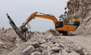 Rock drilling machinery industry