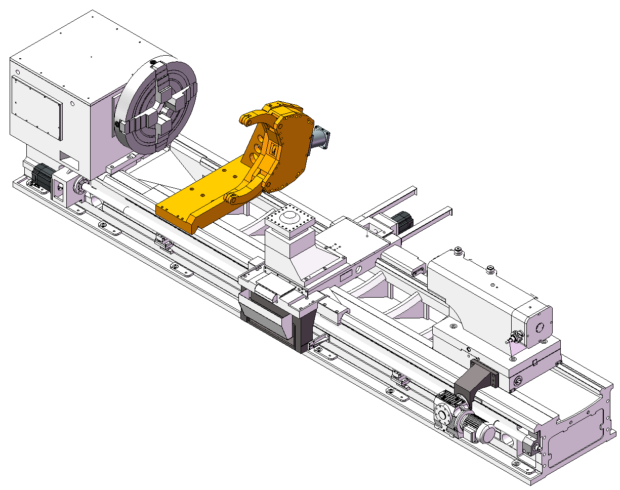 CNC heavy duty horiozontal lathe